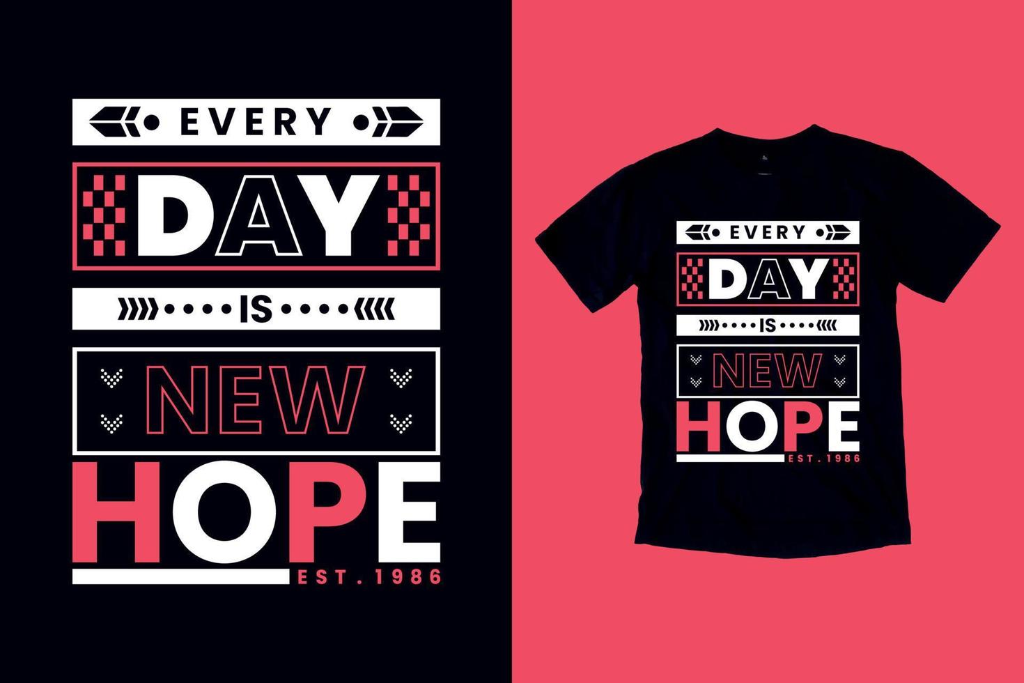 Minimal Typography t shirt design vector