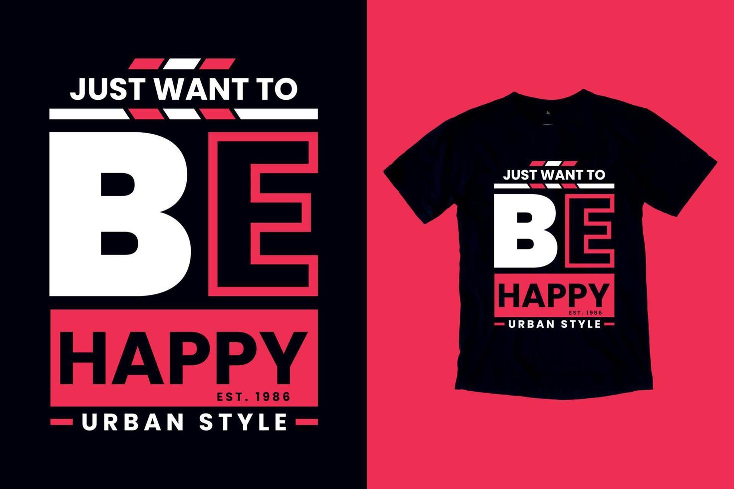 Minimal Typography t shirt design vector