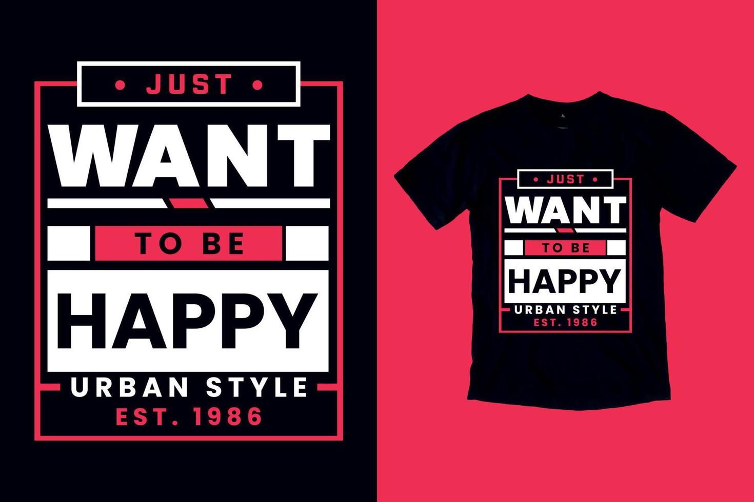 Minimal Typography t shirt design vector