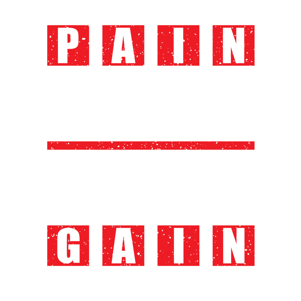 NO PAIN NO GAIN png