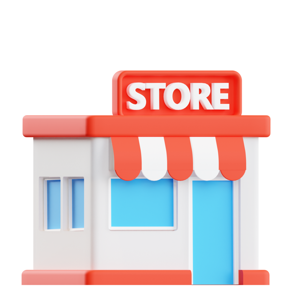 Store 3d Illustration png