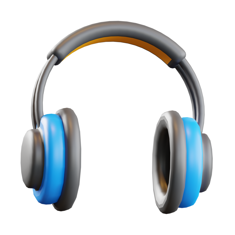 Headphone 3d Illustration png