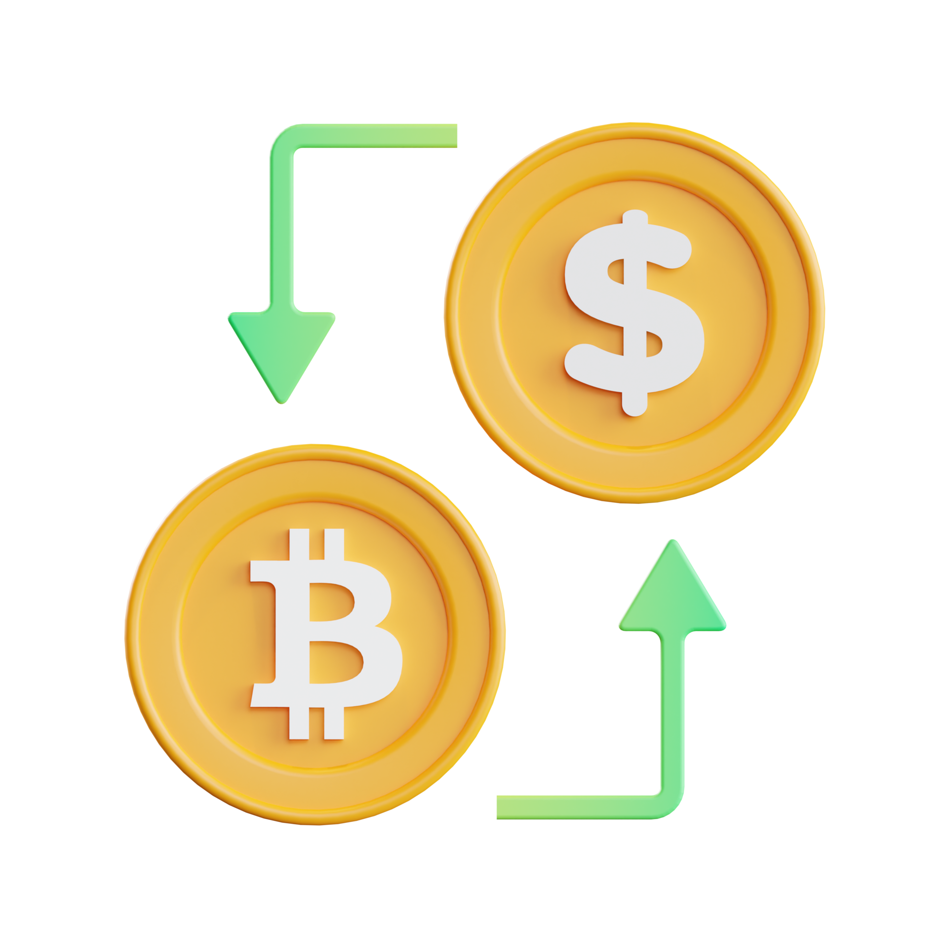 Cryptocurrency Exchange 3d Illustration 13391069 PNG