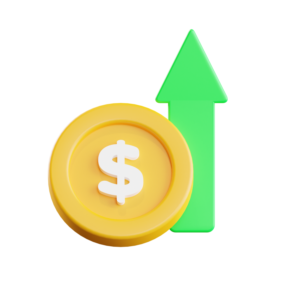 Money Growth 3d Illustration png