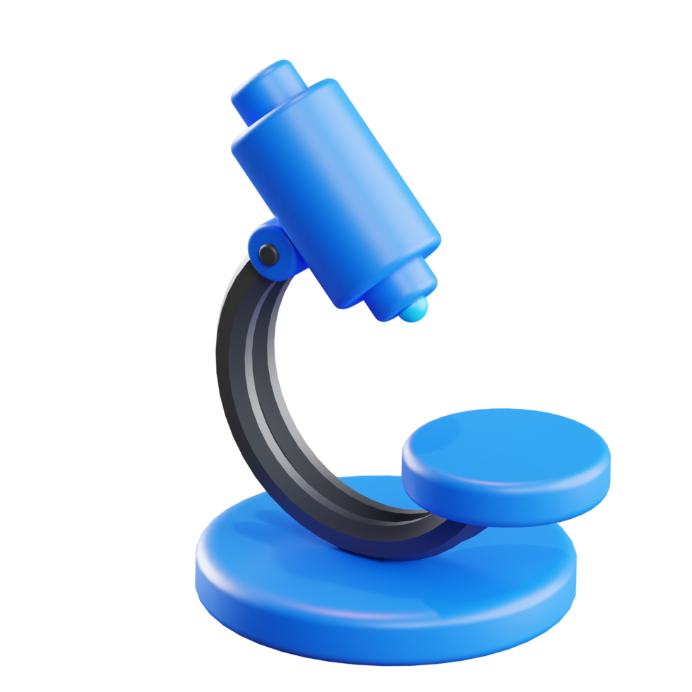 microscope 3d illustration png