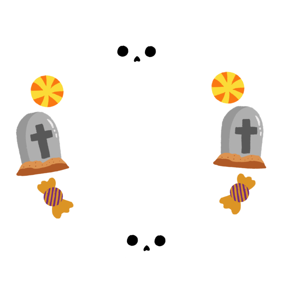 Cute Halloween background png