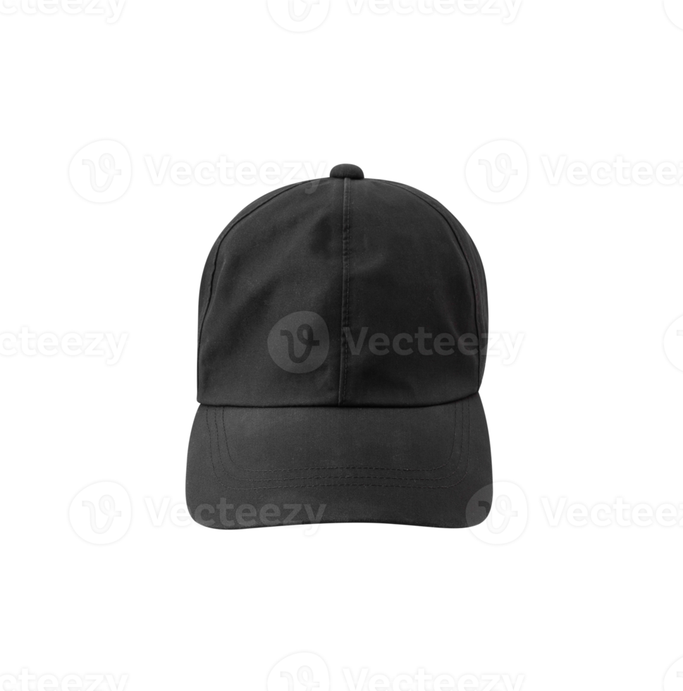 Black Baseball cap cutout, Png file