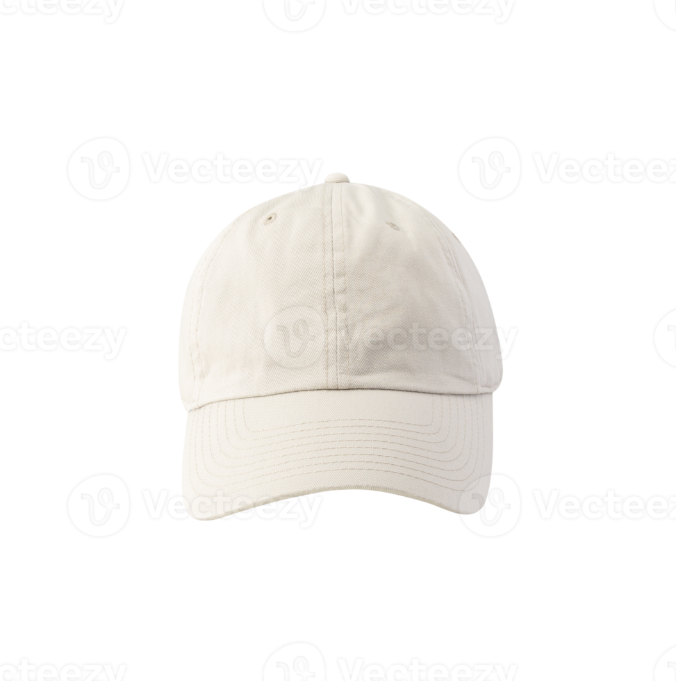 Beige Baseball cap cutout, Png file