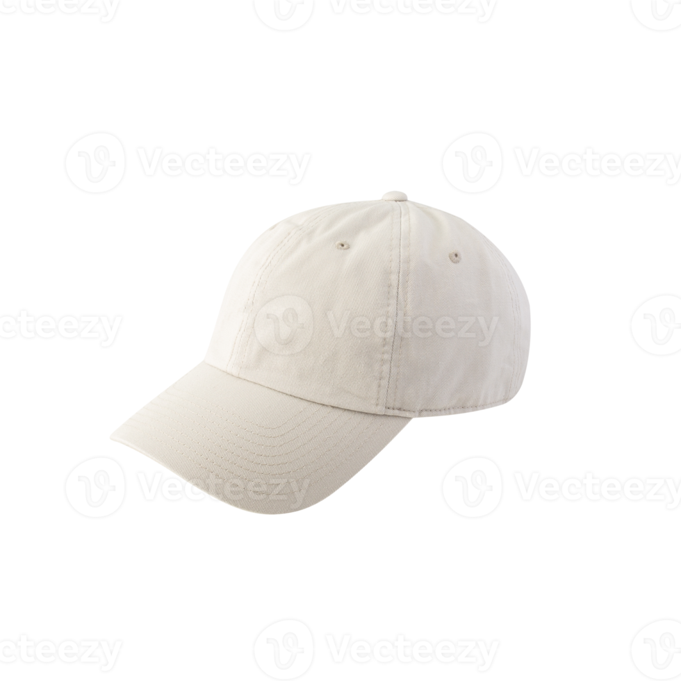 Beige Baseball cap cutout, Png file