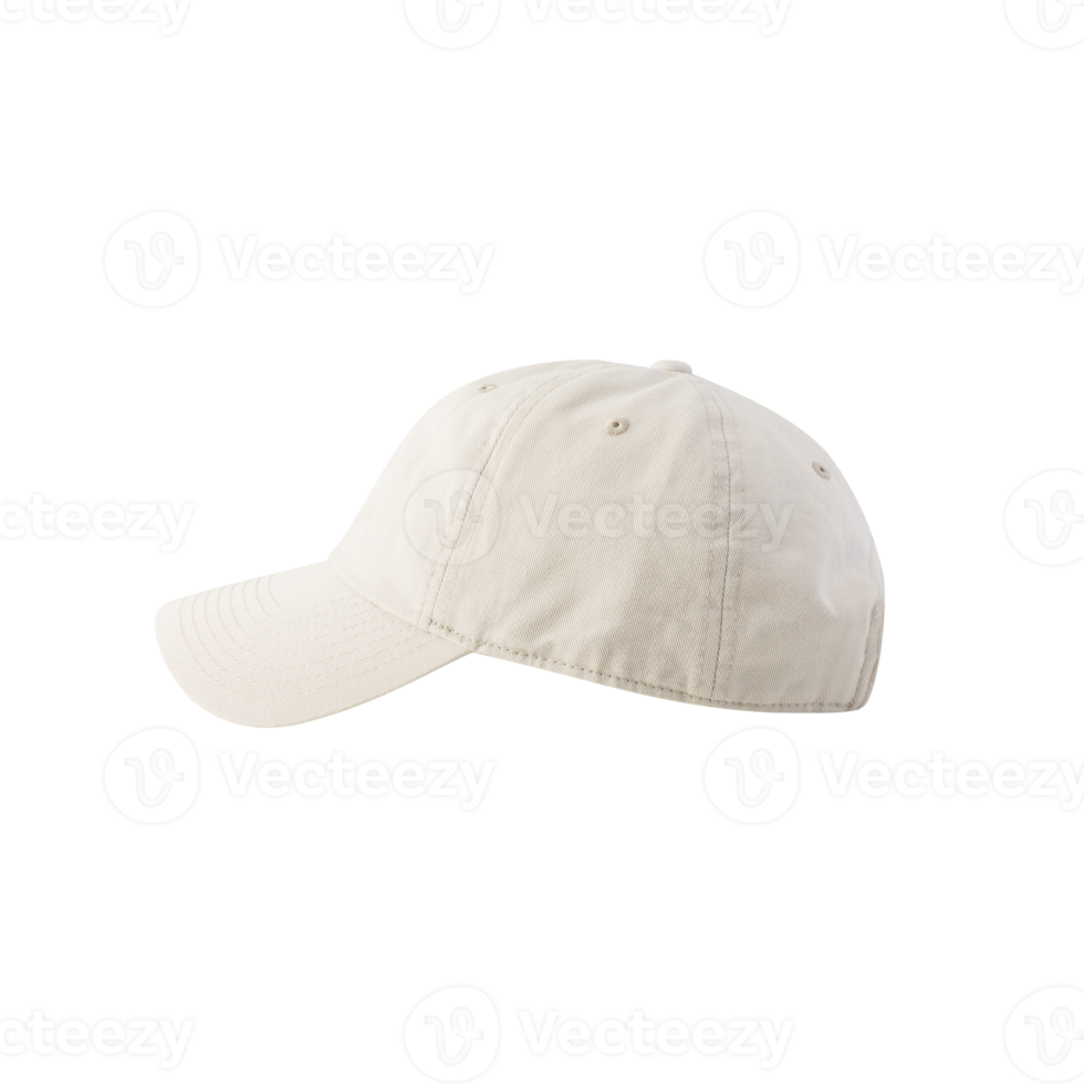 Beige Baseball cap cutout, Png file