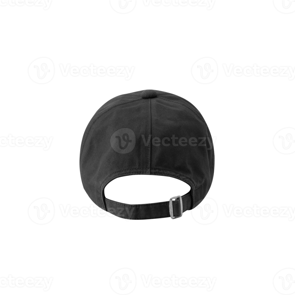 Black Baseball cap cutout, Png file