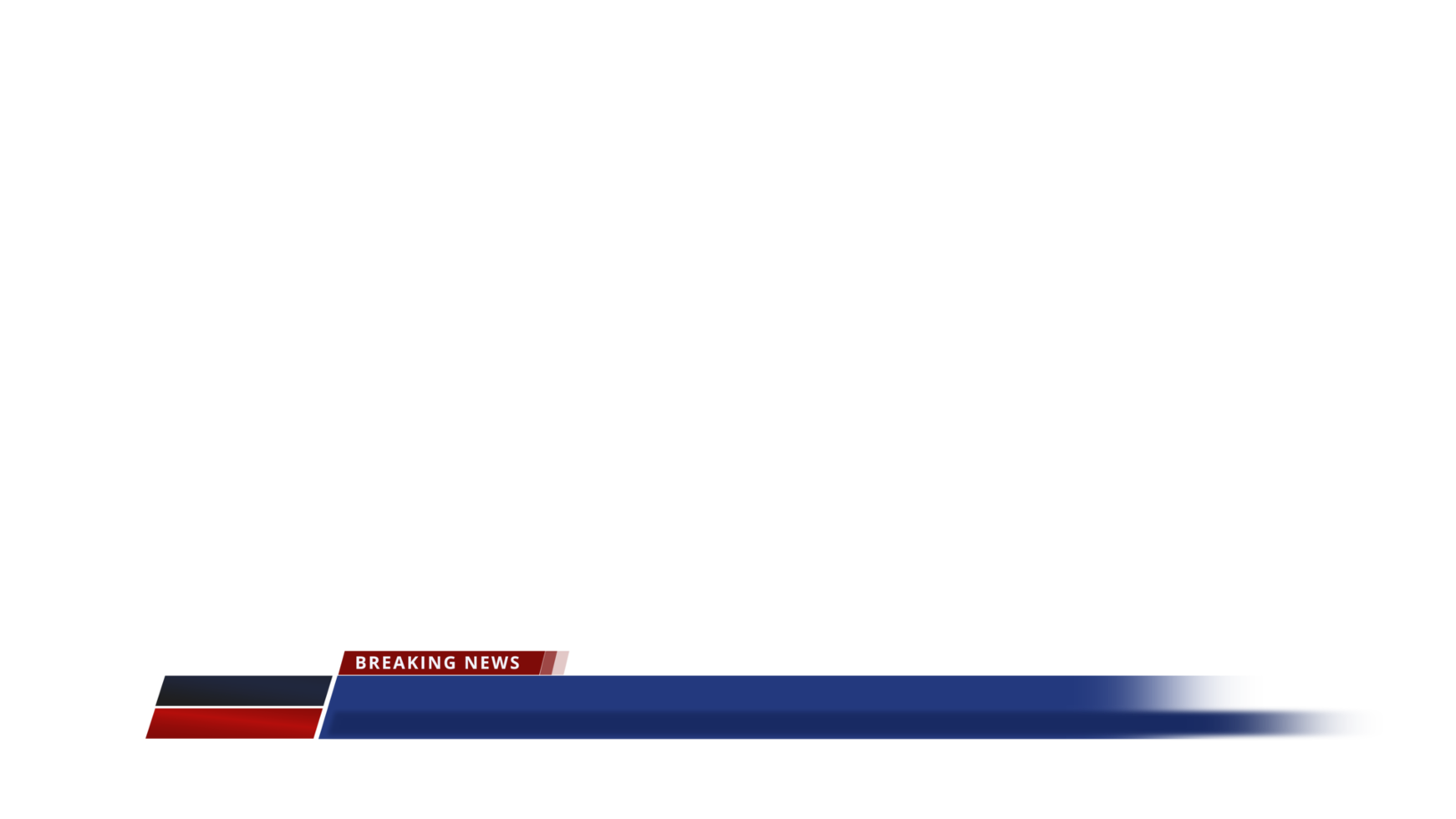 Free Breaking news lower third 13391912 PNG with Transparent Background