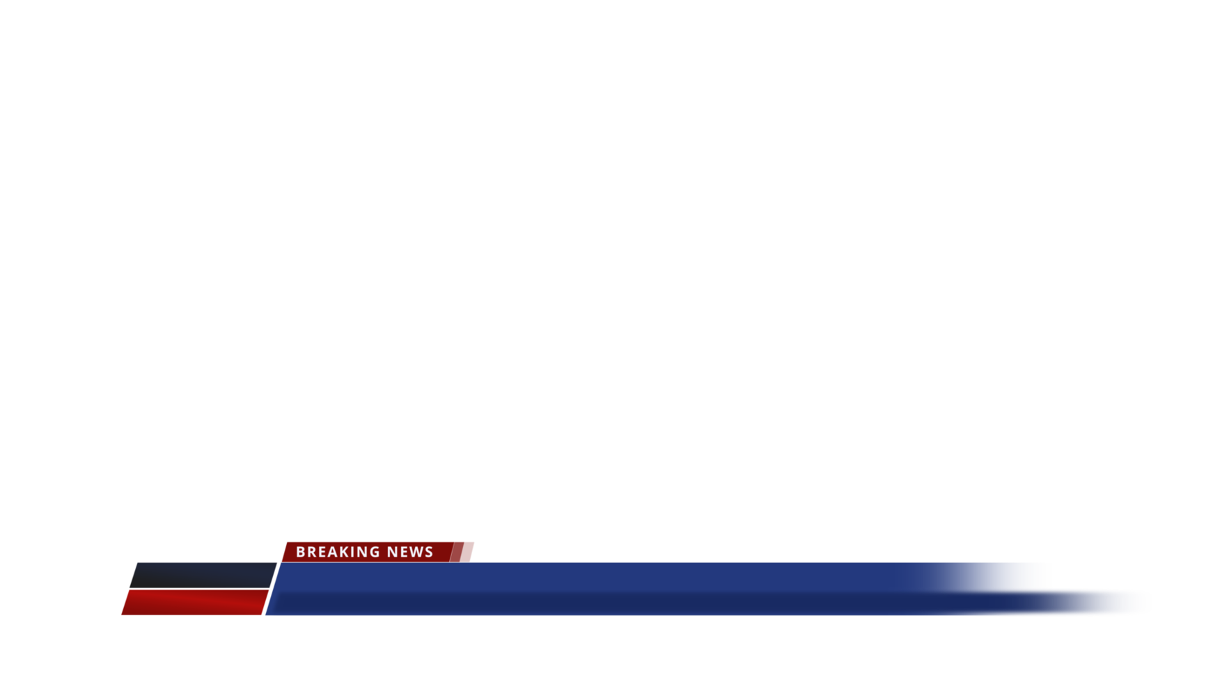 Free Breaking news lower third 13391912 PNG with Transparent Background