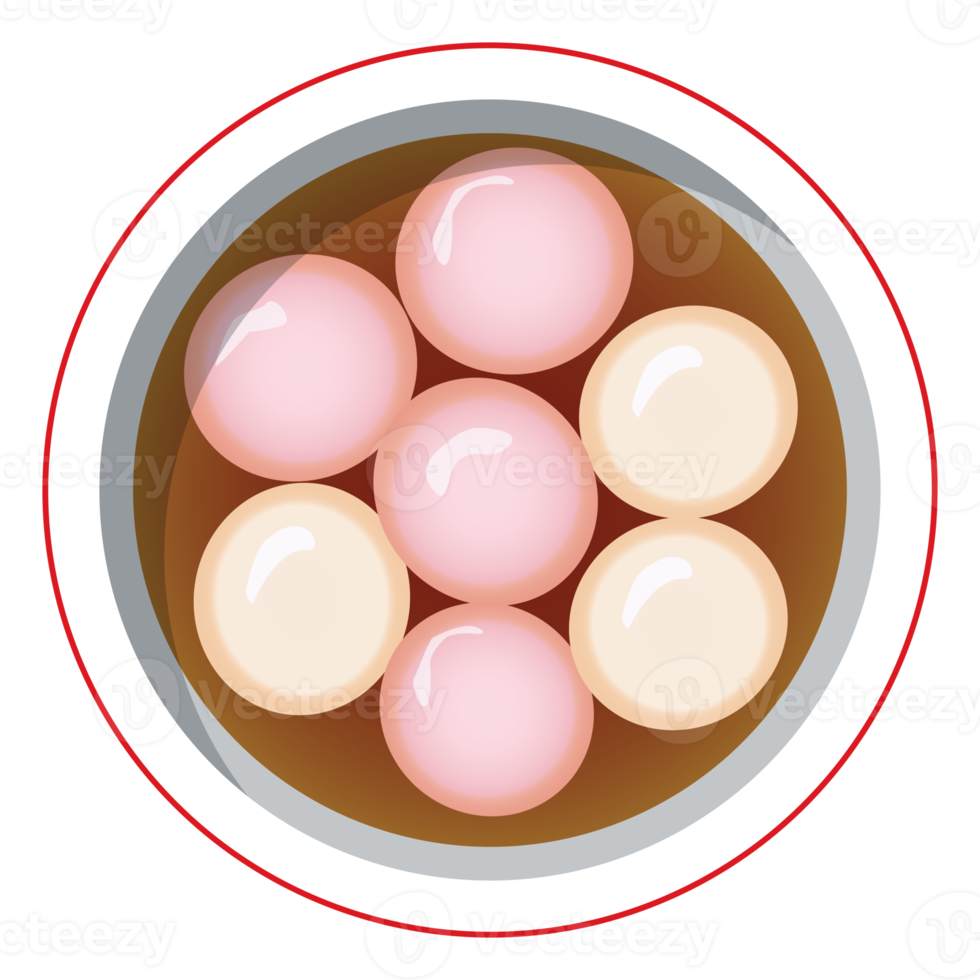 tangyuan chinese new year food. png