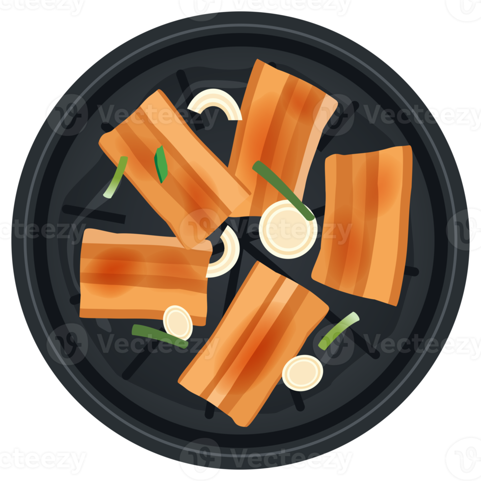 samgyeopsal korean food. png