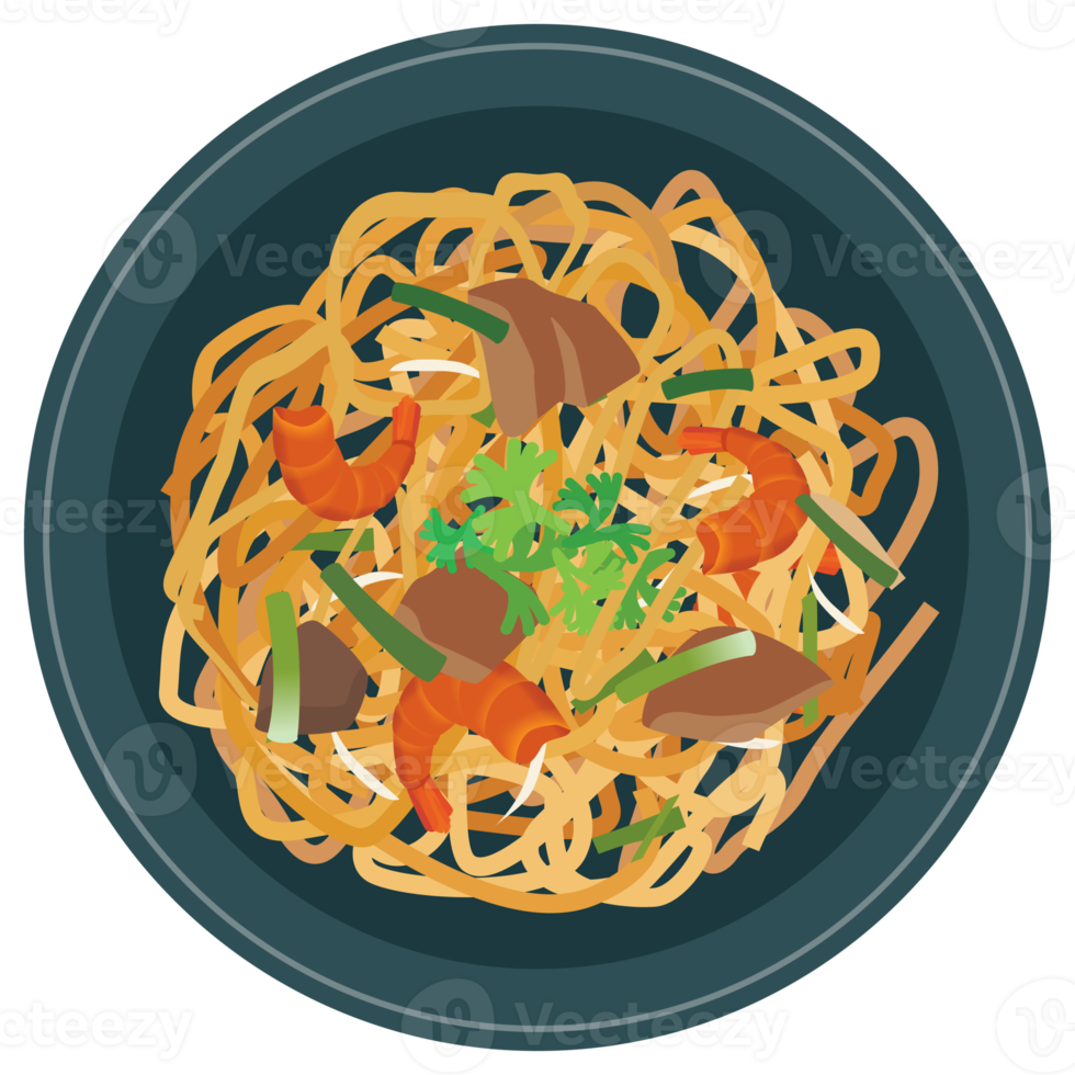 chow mein Chinese voedsel. png