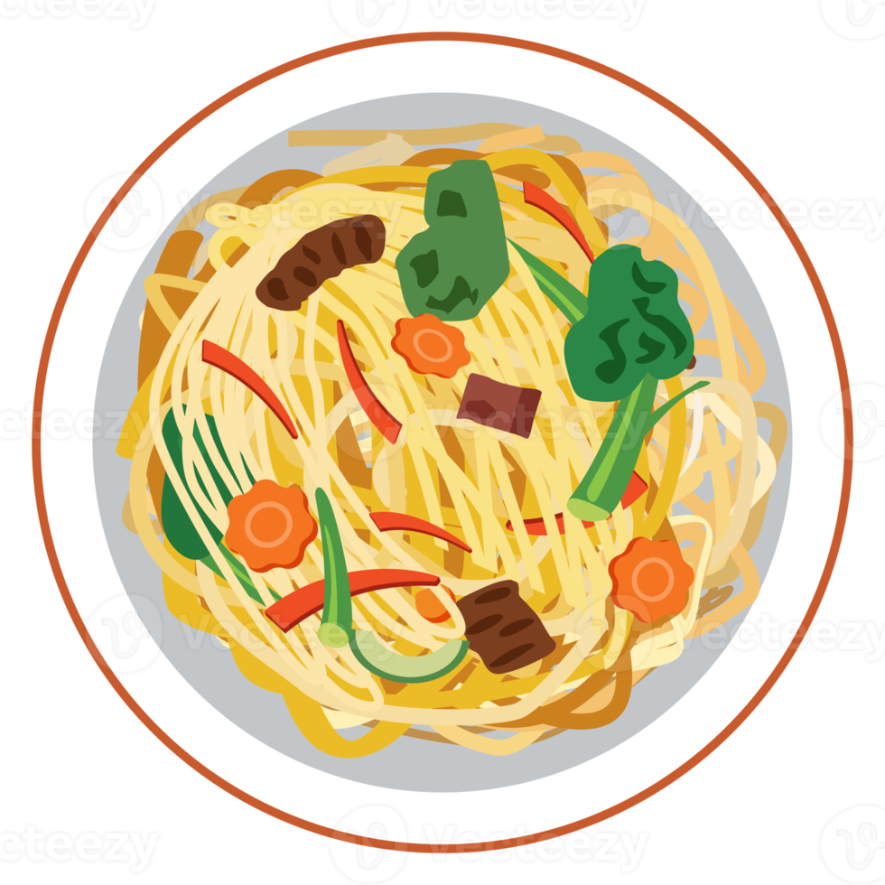 mee sua macarrão comida de ano novo chinês. png