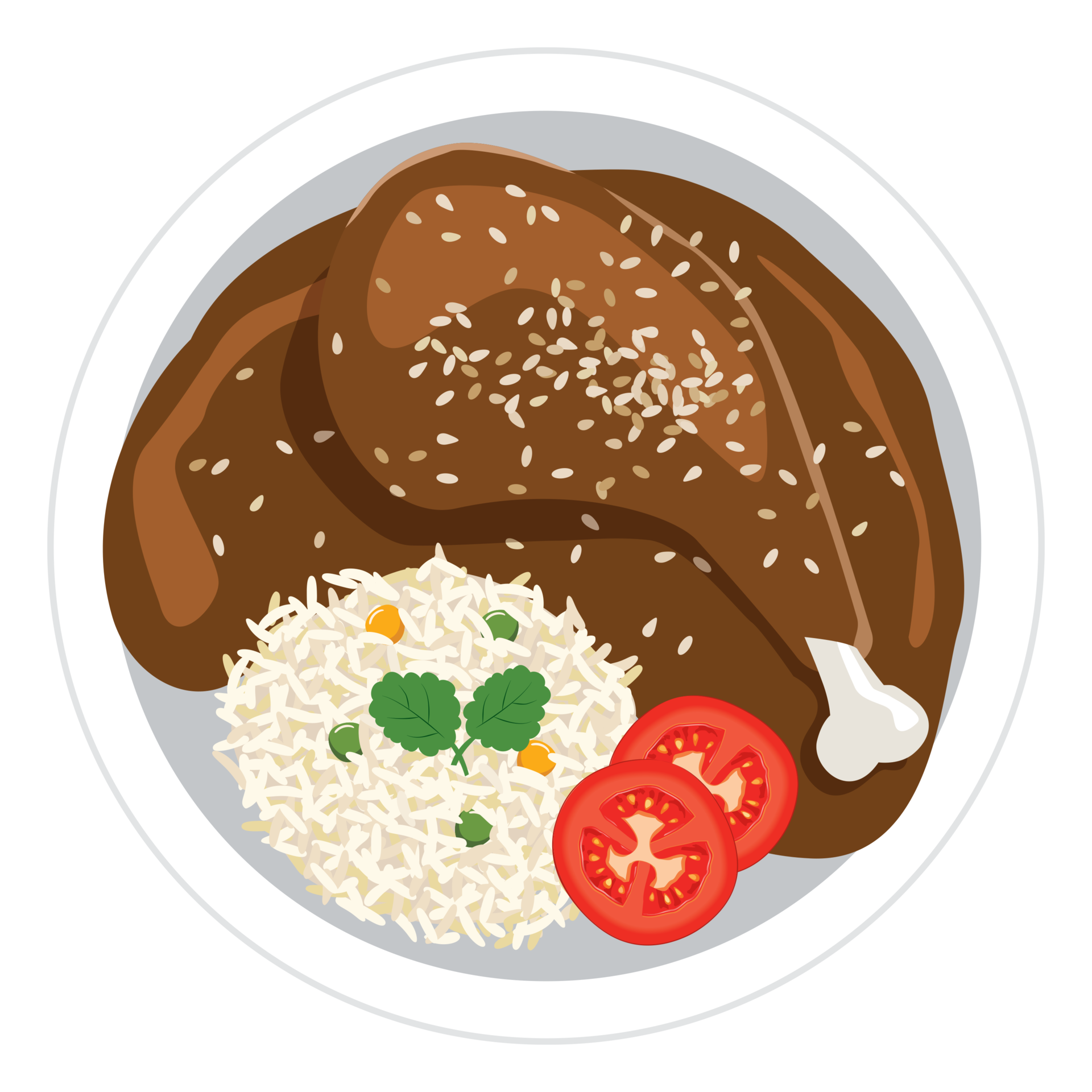 Free mole poblano comida mexicana. 13391991 PNG with Transparent Background