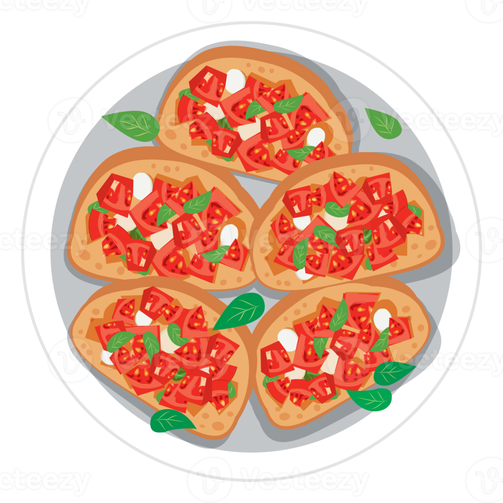 bruschetta italian food. png