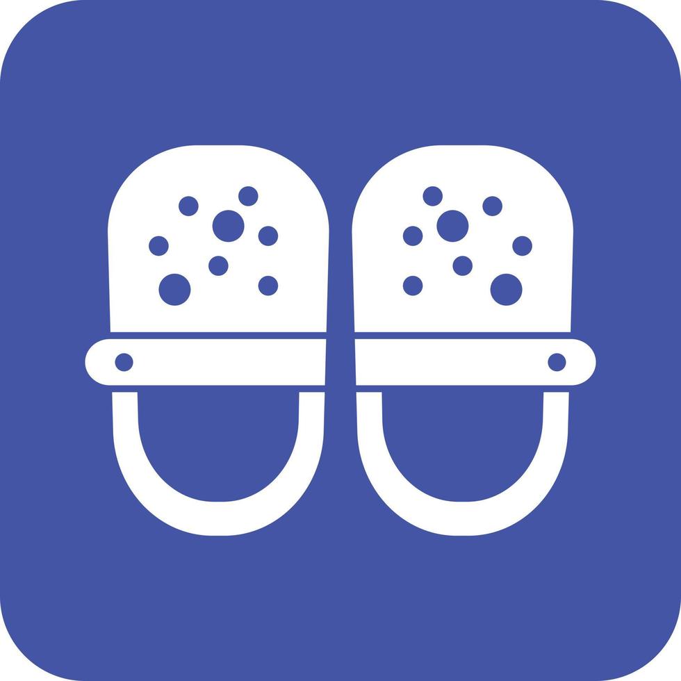 Baby Shoes Glyph Round Background Icon vector