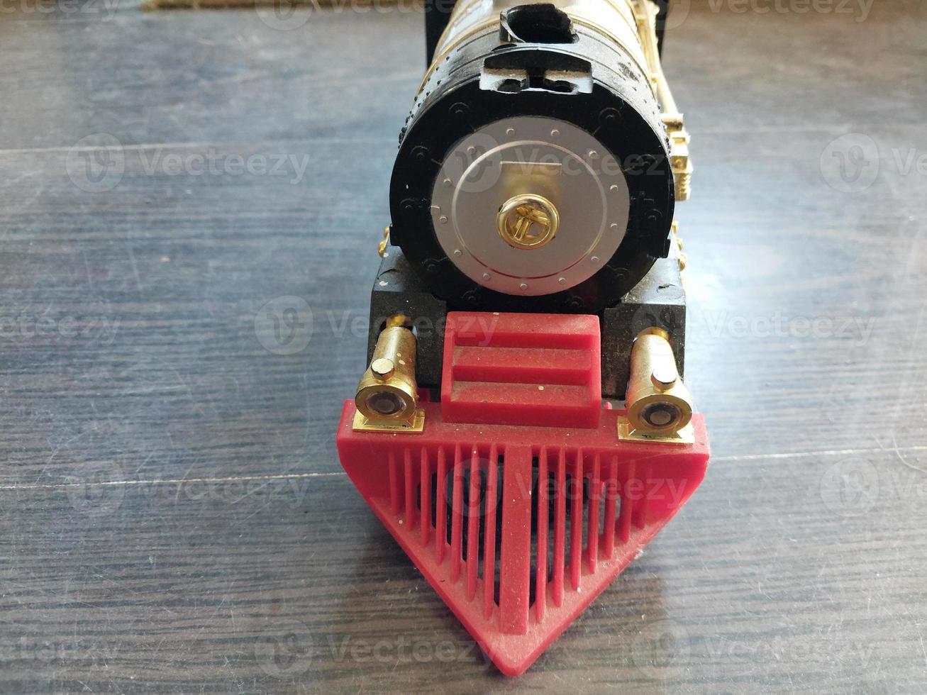 Children's toy plastic steam locomotive photo