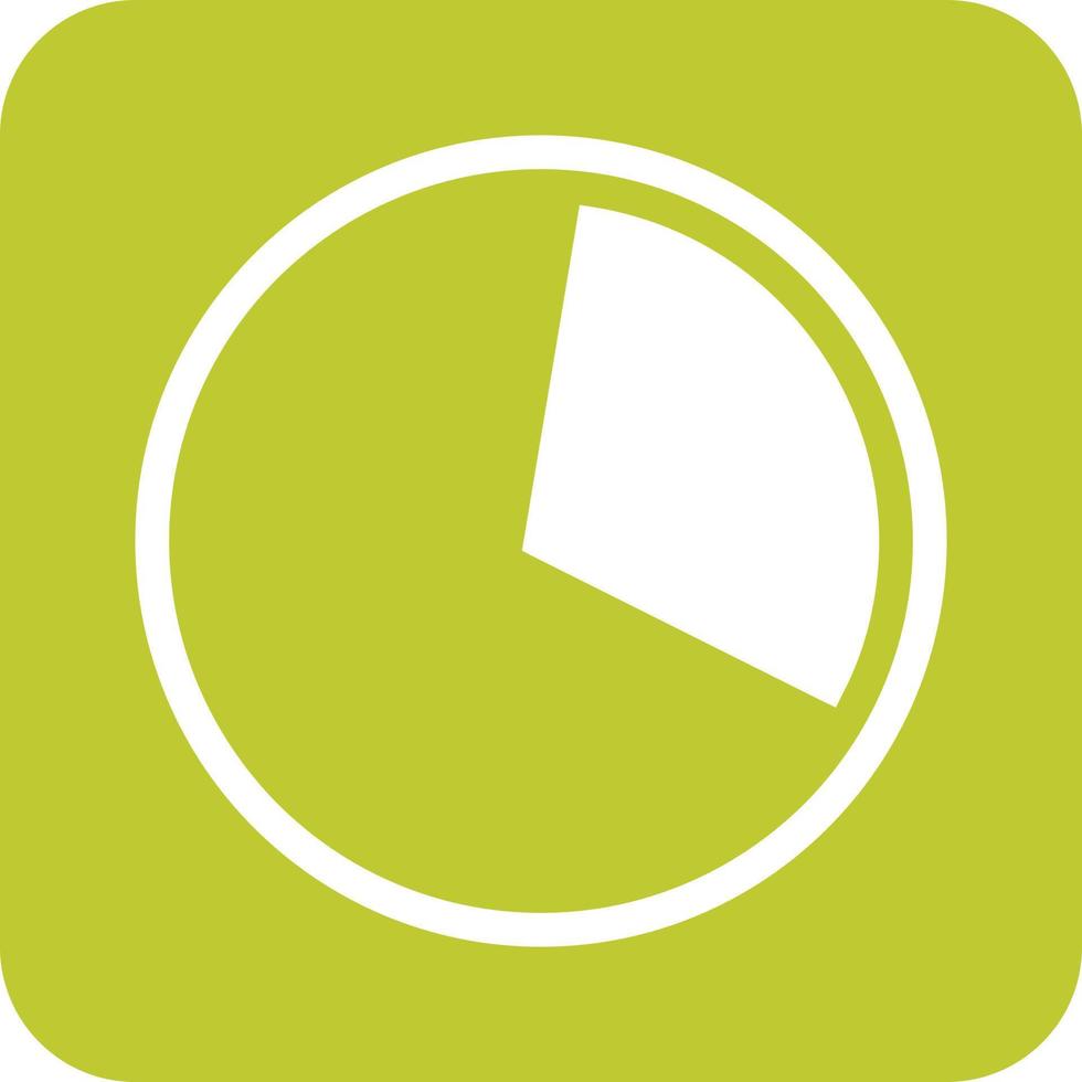 Data Usage Glyph Round Background Icon vector