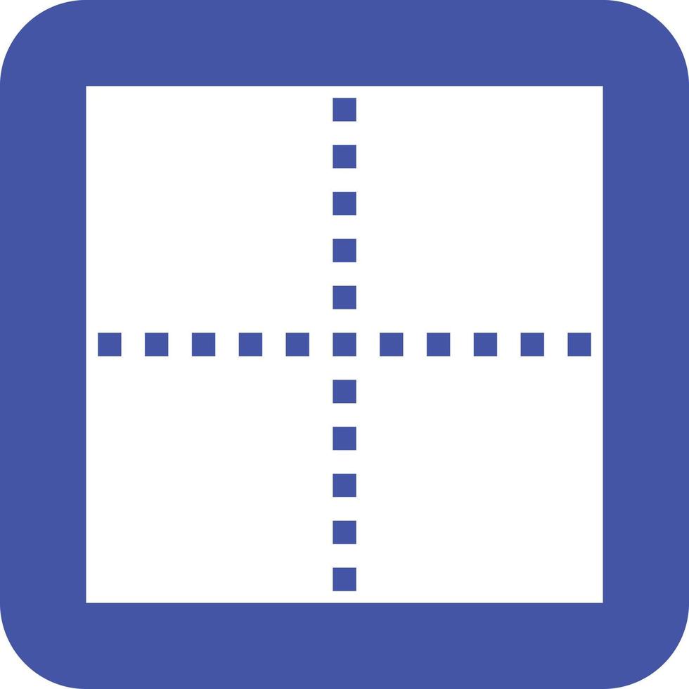 All Border Glyph Round Background Icon vector