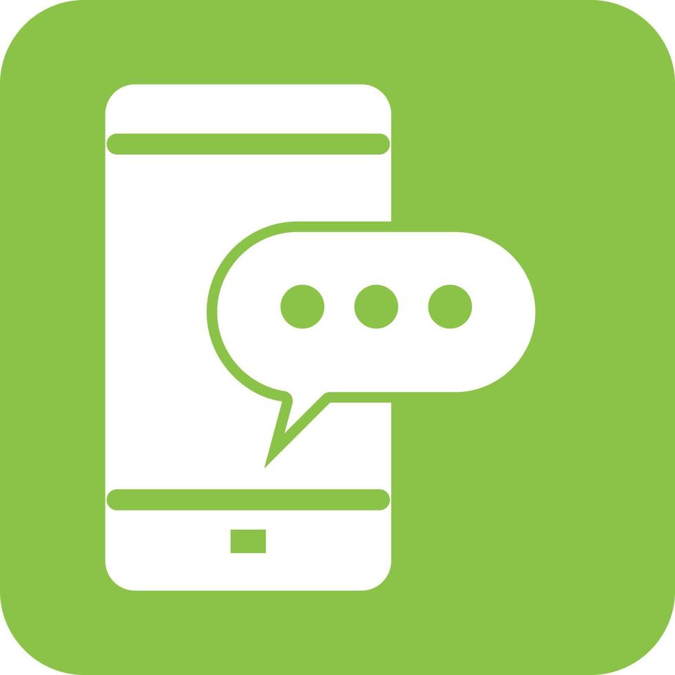 Typing Glyph Round Background Icon vector