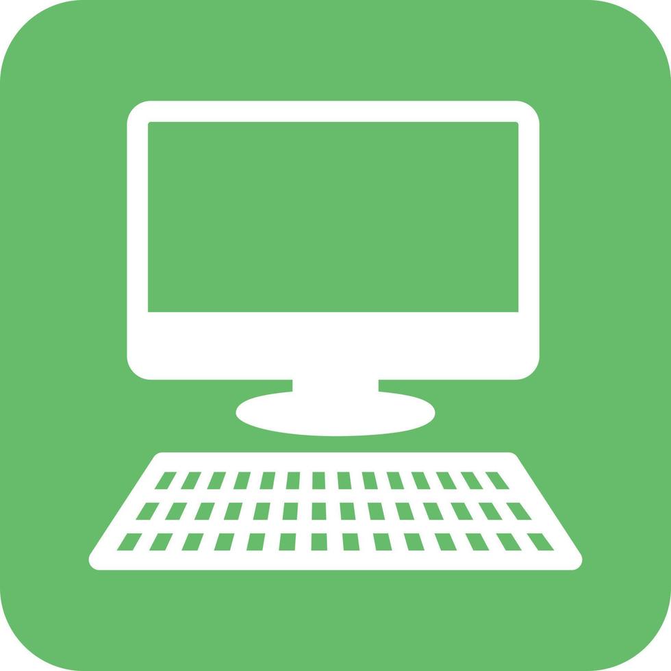 System Glyph Round Background Icon vector