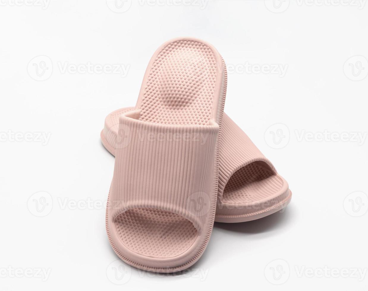 isolated pink rubber slippers 13394564 Stock Photo at Vecteezy