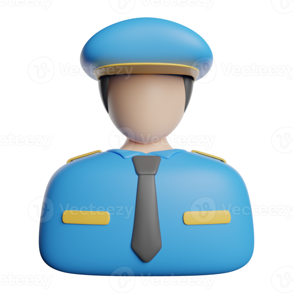 Policeman Suit Blue png