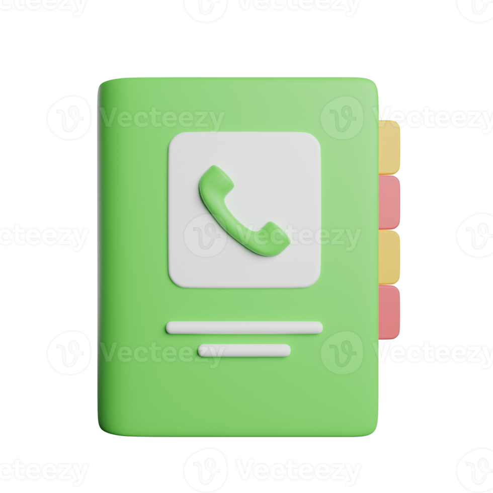 Contact Number Book png
