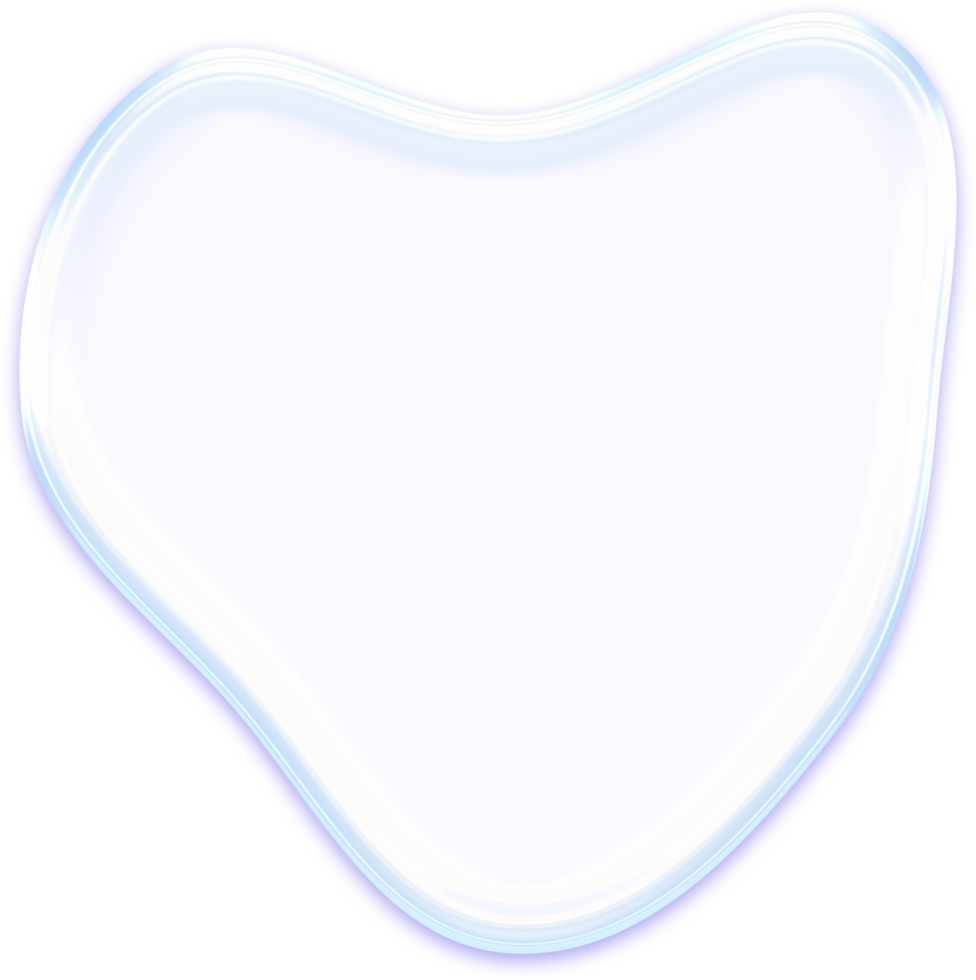 Liquid bubble blob element png