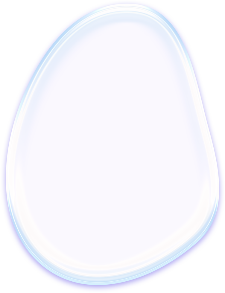 Liquid bubble blob element png