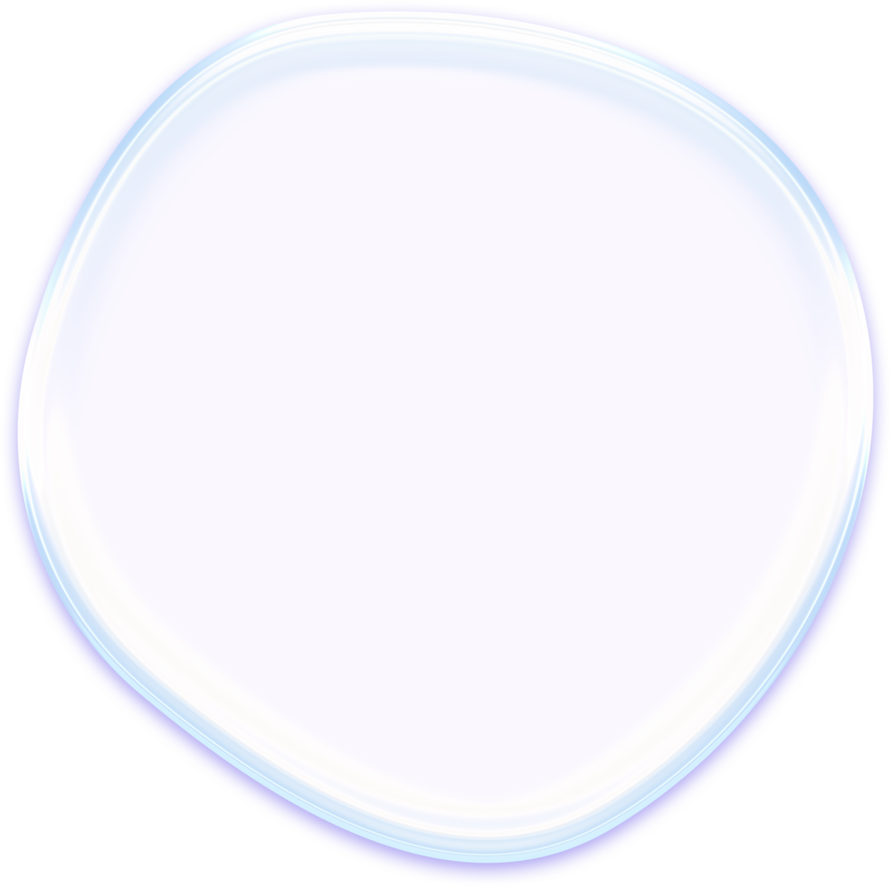 Liquid bubble blob element png