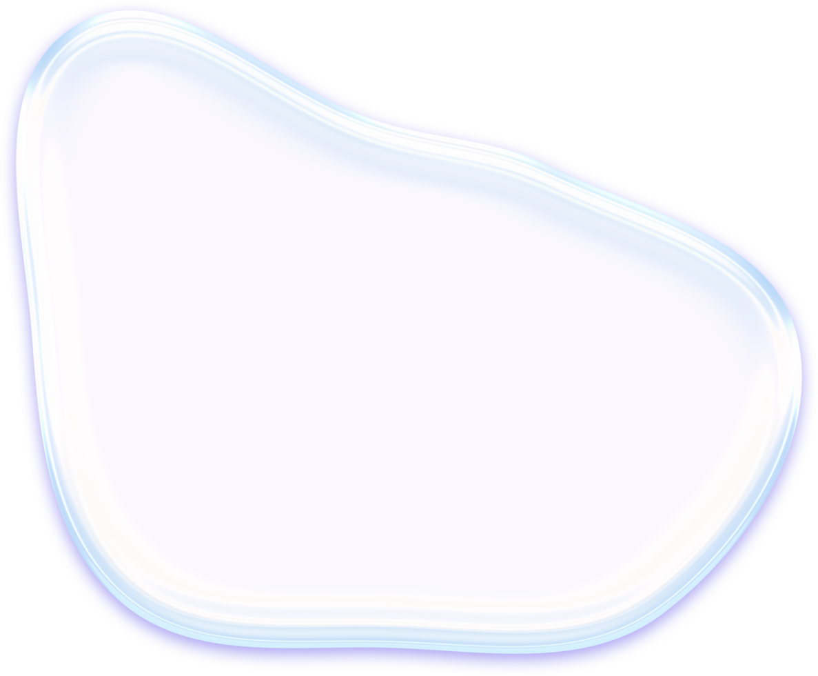 Liquid bubble blob element png