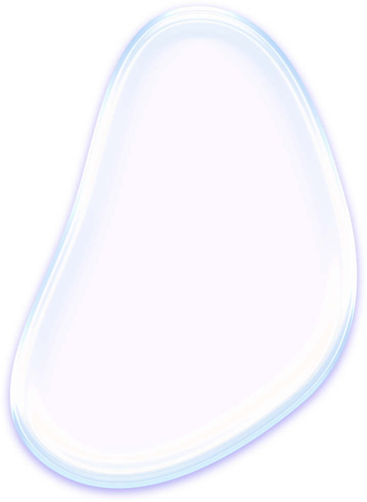 Liquid bubble blob element png