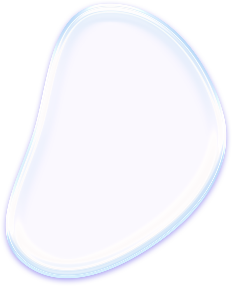 Liquid bubble blob element png