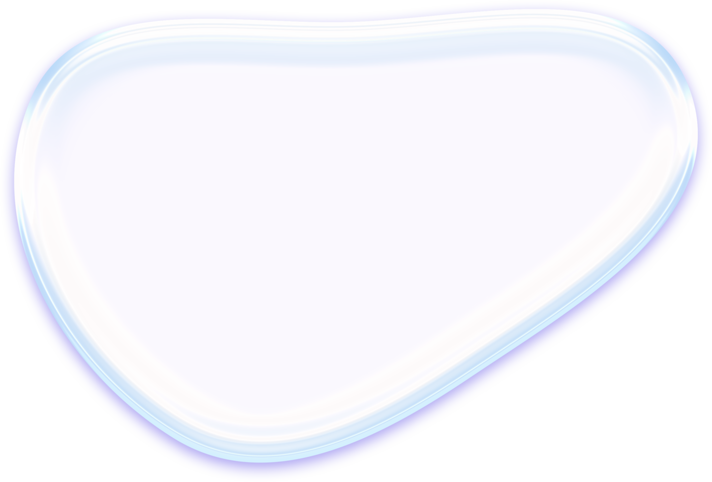 Liquid bubble blob element png