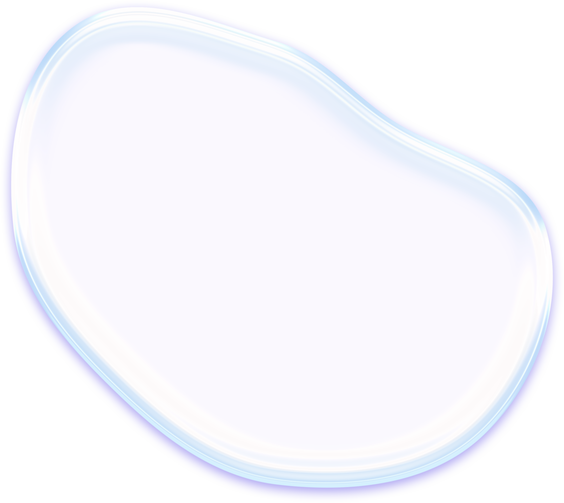 Liquid bubble blob element png