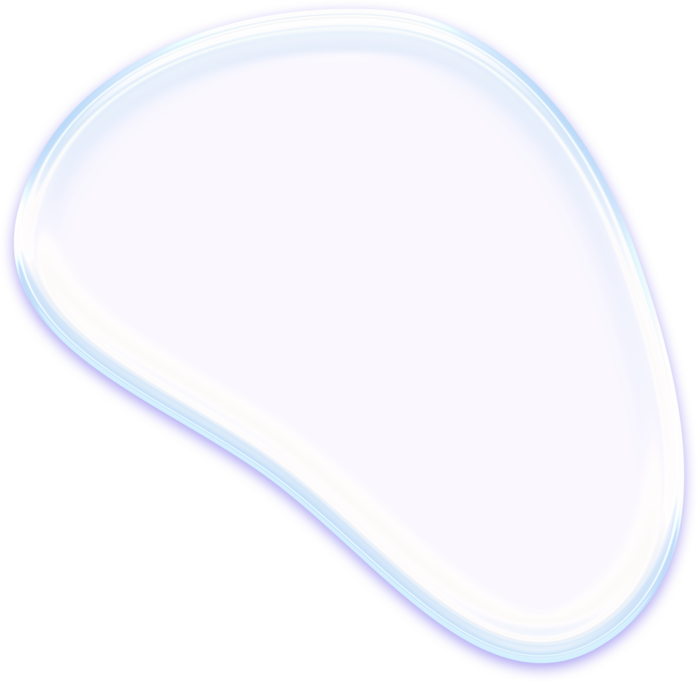 Liquid bubble blob element png