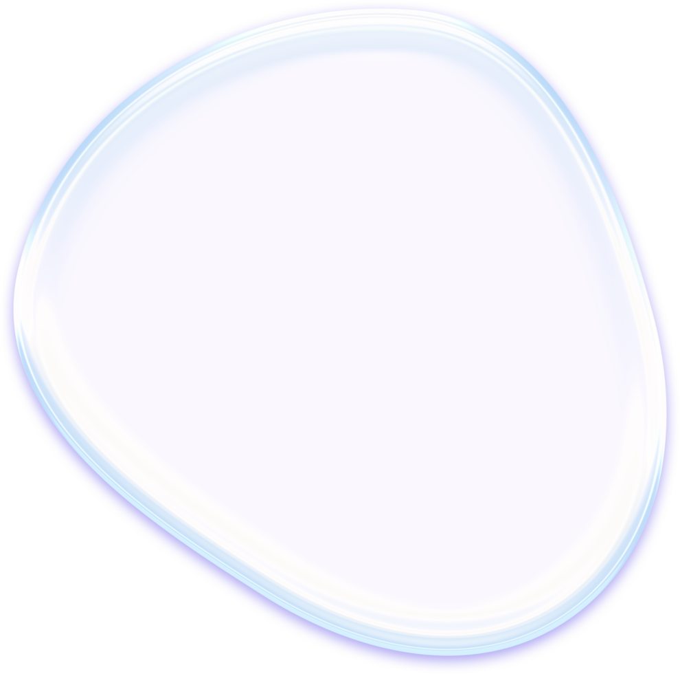 Liquid bubble blob element png