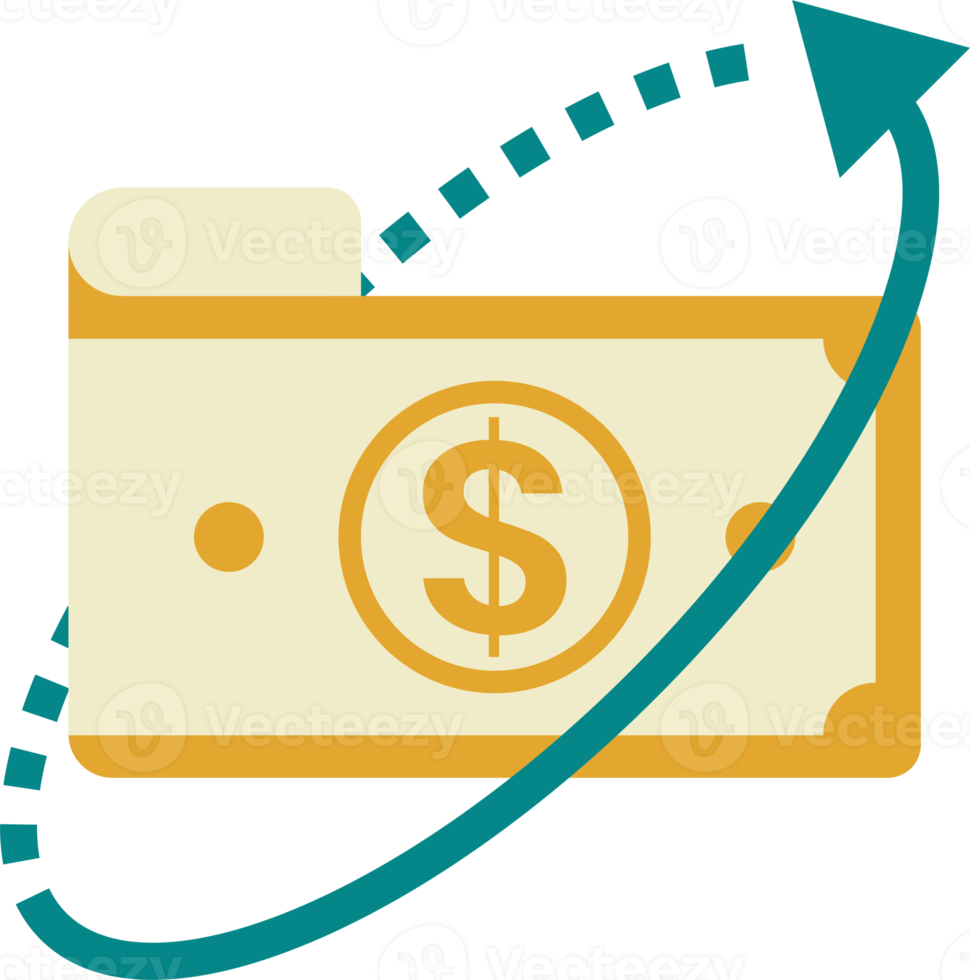 currency exchange illustration in minimal style png