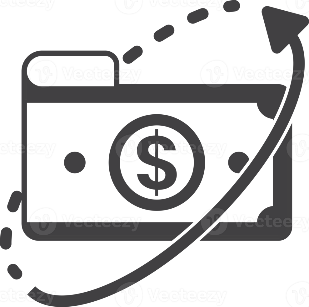 currency exchange illustration in minimal style png