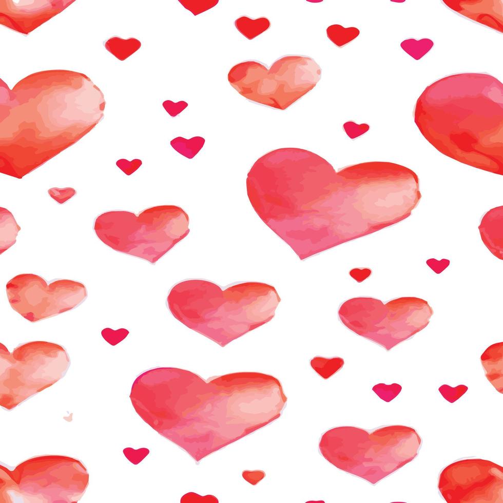 Heart pattern, vector seamless background. Can be used for wedding invitation, card for Valentine's Day or card about love.
