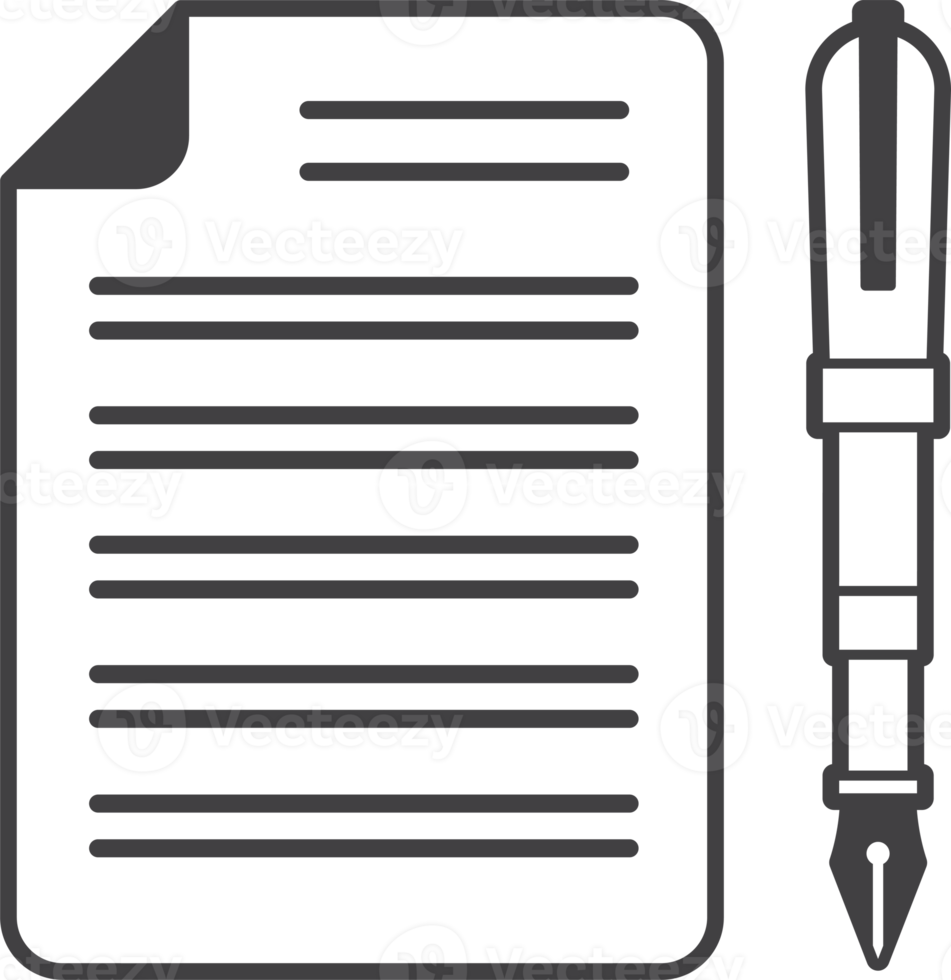 checklist report illustration in minimal style png