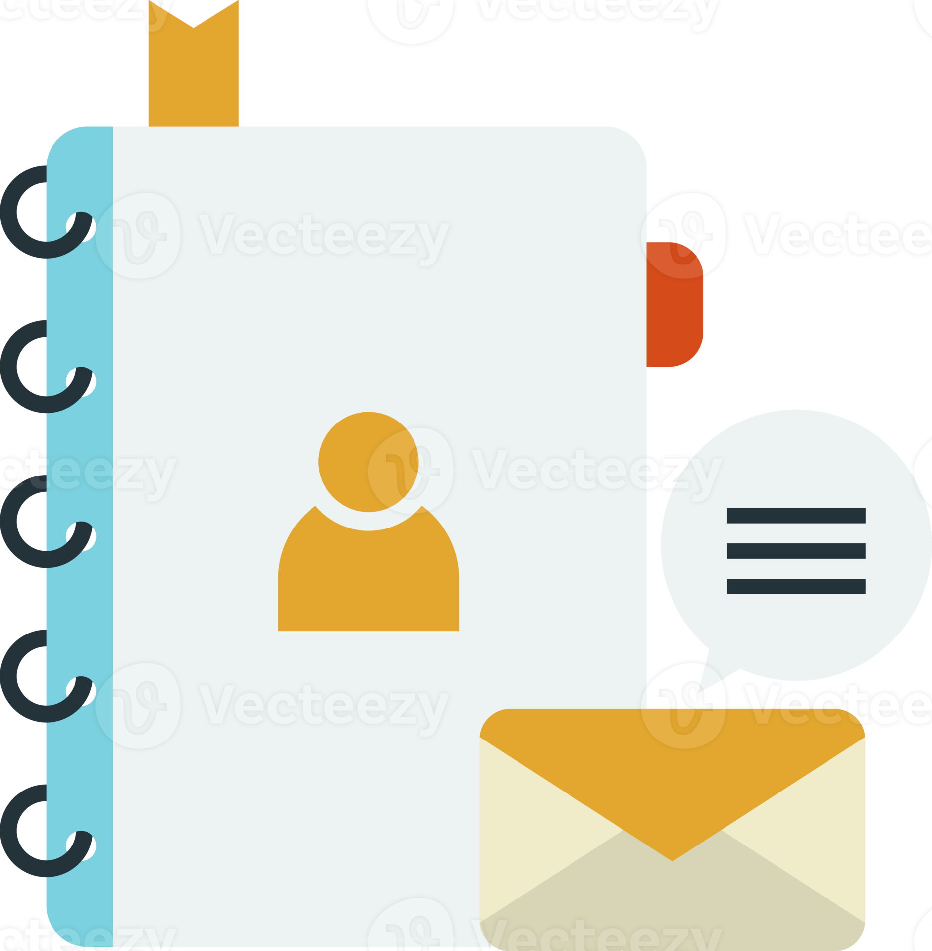 phone directory illustration in minimal style 13395582 PNG