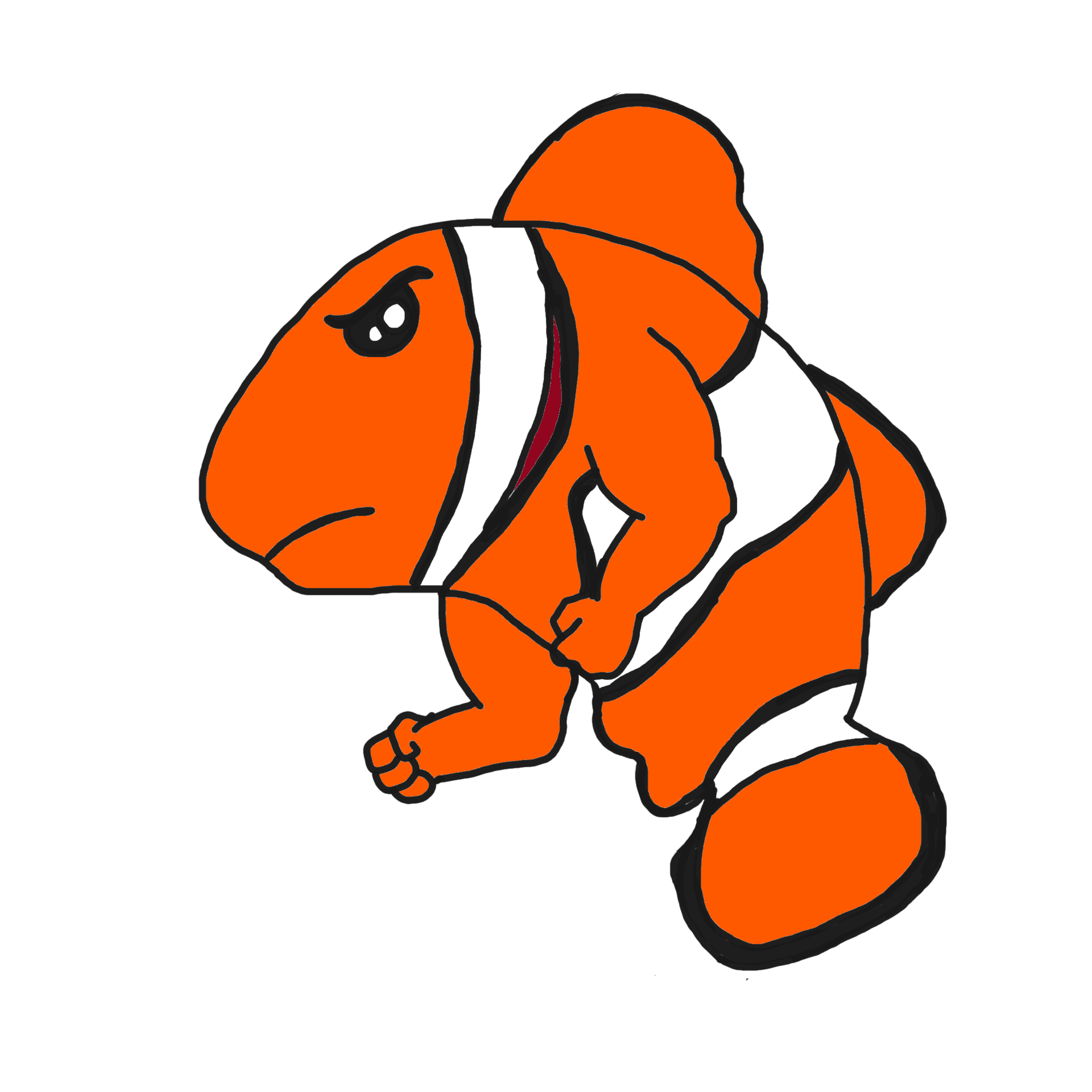 Free muscular sea animal Cartoon - Nemo 13395642 PNG with Transparent Background Free muscular sea animal Cartoon - Nemo 13395642 PNG with Transparent Background