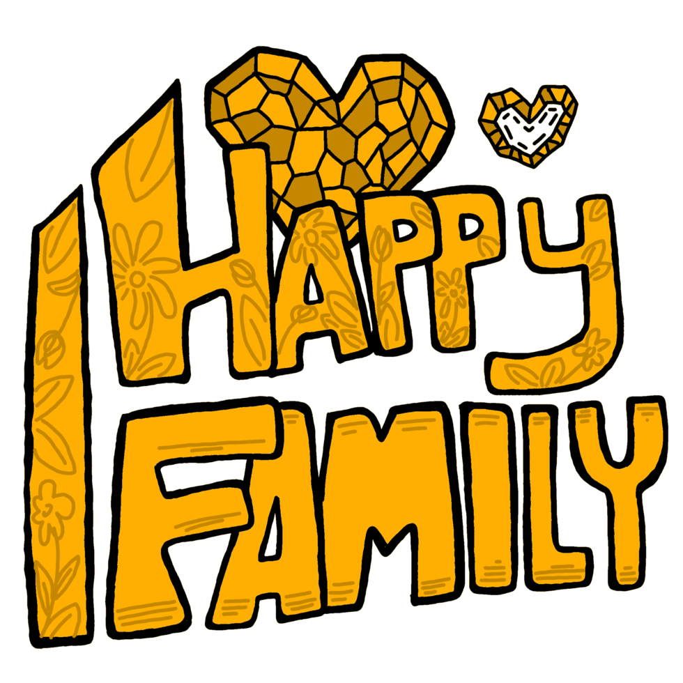 Happy Family Quotes Design png