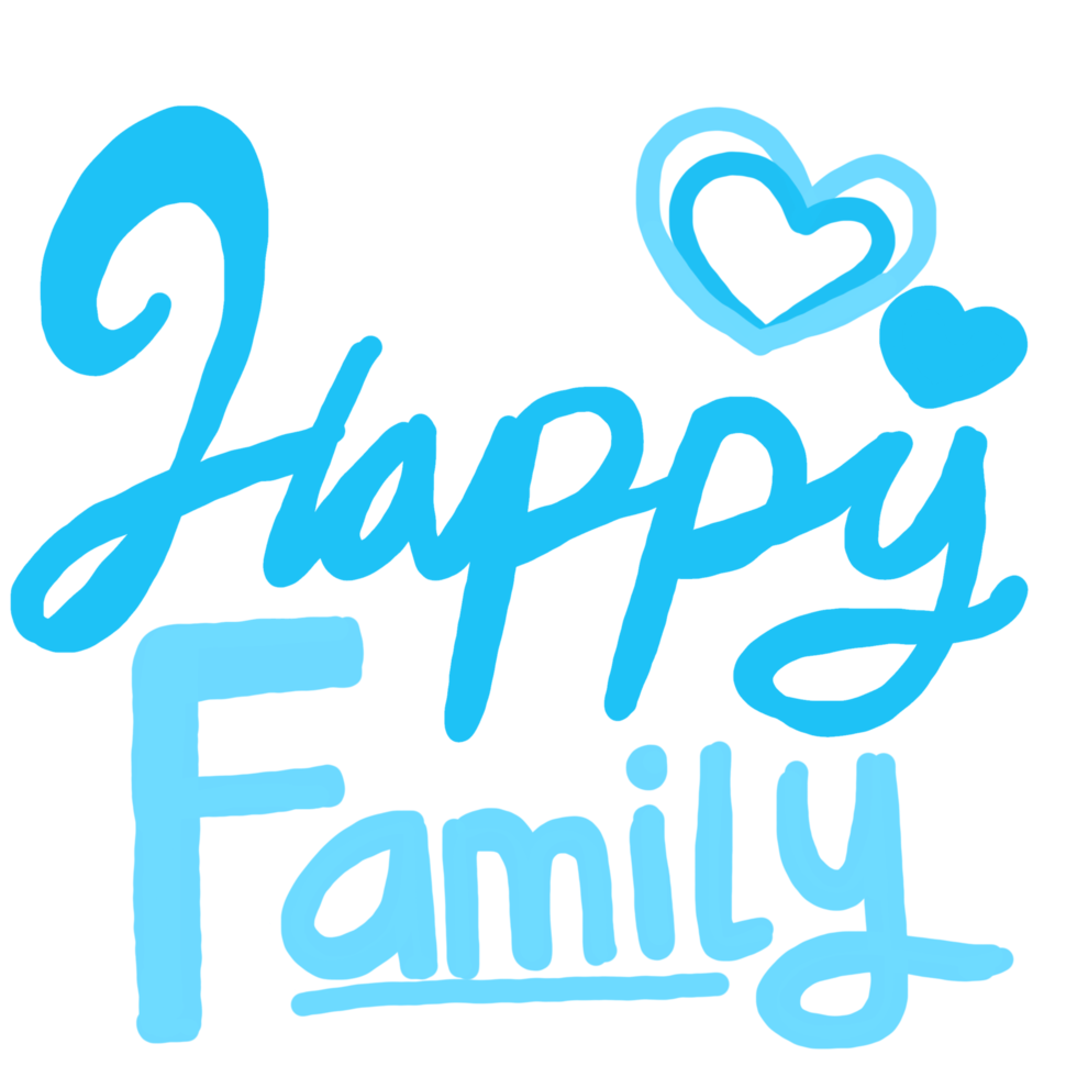 Happy Family Quotes Design png